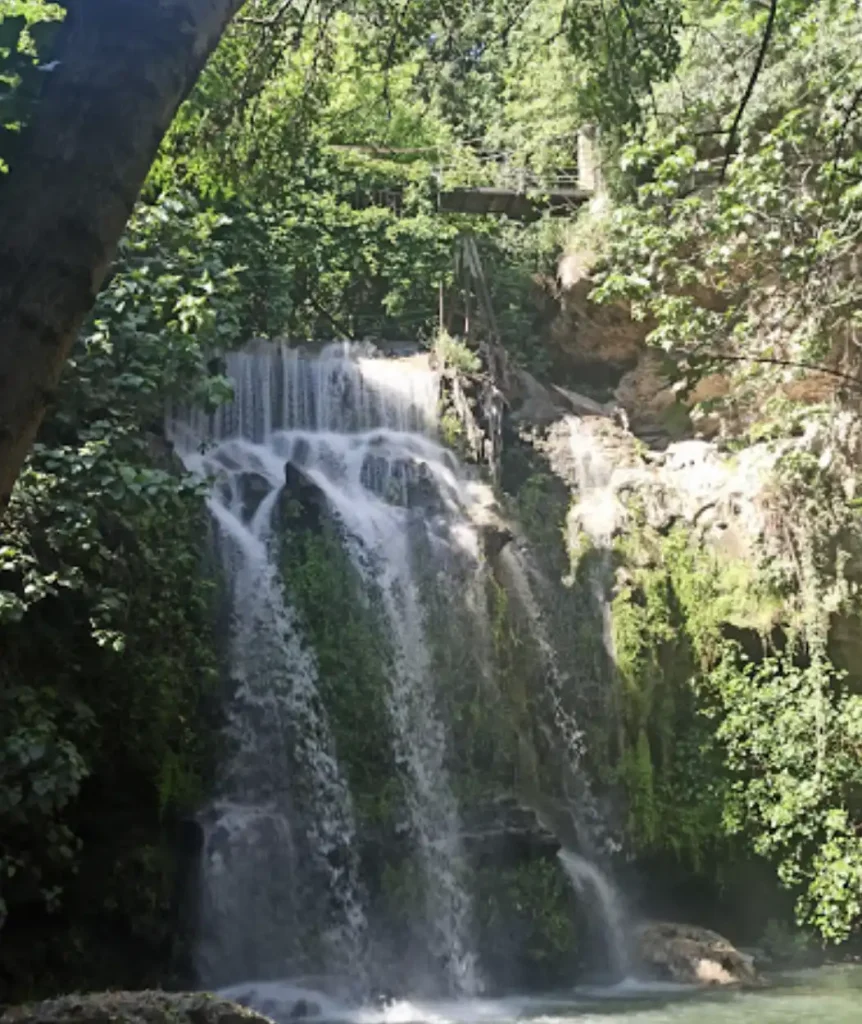 Vu de la cascade à marseille